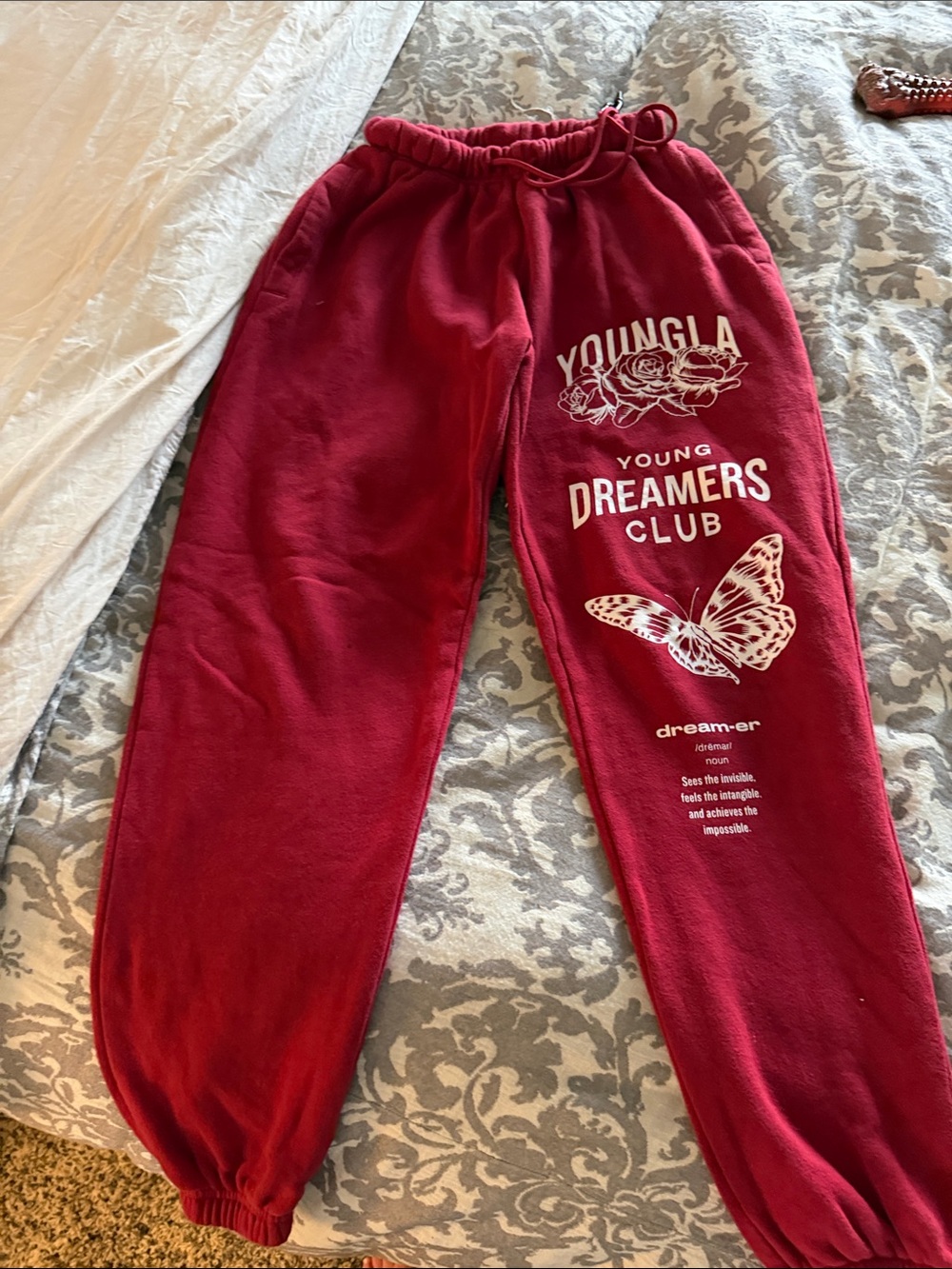 YoungLA Red Dreamers Club Sweatpants